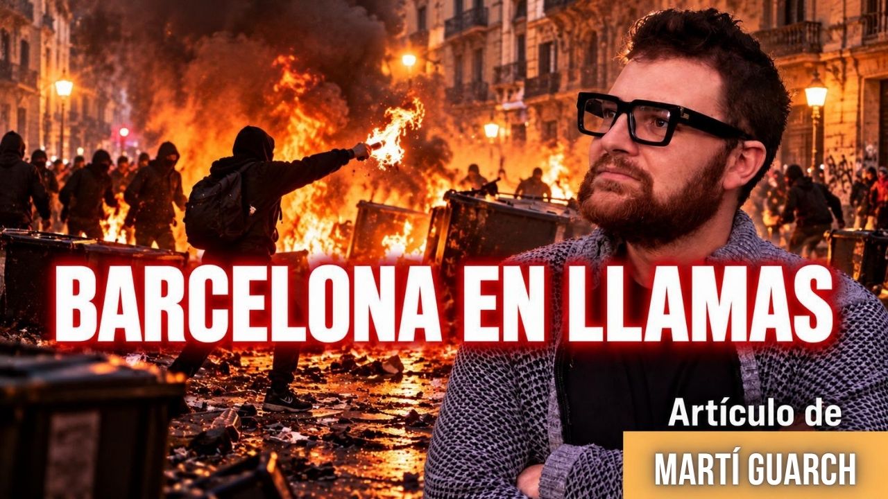 BARCELONA EN LLAMAS
